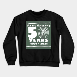 Attic 50 years logo green Crewneck Sweatshirt